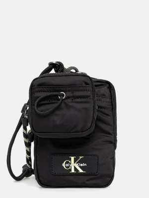 Calvin Klein saszetka męskie kolor czarny LV04G1080G
