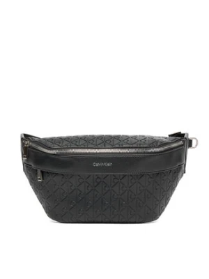 Calvin Klein Saszetka nerka Emblem Emboss Waistbag LV04D3205G Czarny