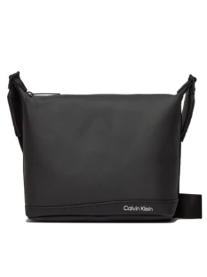 Calvin Klein Saszetka Rubberized Wide Base Xover K50K511251 Czarny