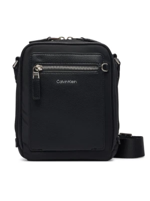 Calvin Klein Saszetka Ssnl Raised Logo Reporter LV04D3500G Czarny