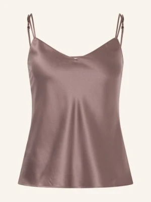 Calvin Klein Satynowa Koszulka Nocna braun