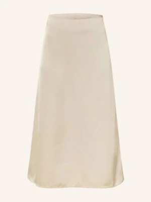 Calvin Klein Satynowa Spódnica beige