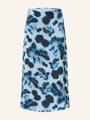 Calvin Klein Satynowa Spódnica blau