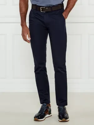 Calvin Klein Satynowe spodnie chino | Slim Fit | stretch