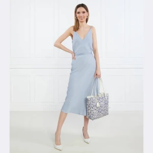 Calvin Klein Satynowy top | Longline Fit