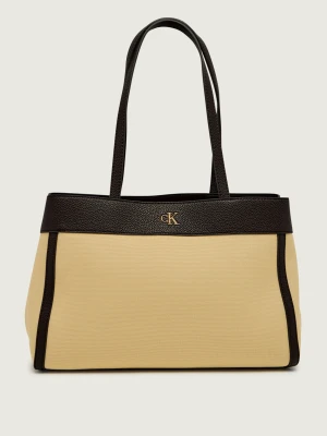 Calvin Klein Shopperka beżowy
