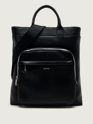 Calvin Klein Shopperka Raised czarny