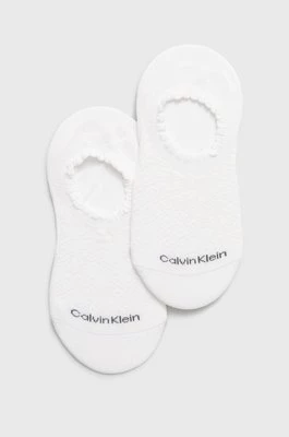 Calvin Klein Skarpetki (2-pack) damskie kolor biały 701218787