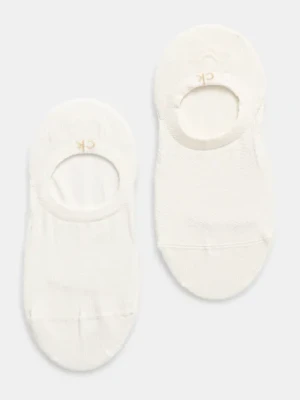 Calvin Klein skarpetki 2-pack damskie kolor biały 701232644