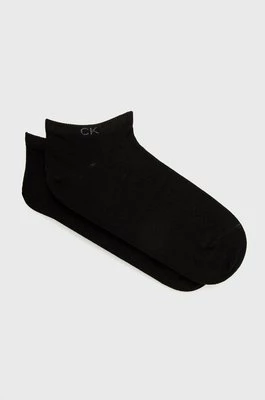 Calvin Klein Skarpetki (2-pack) damskie kolor czarny 701218772