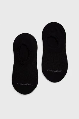 Calvin Klein Skarpetki (2-pack) damskie kolor czarny 701218787