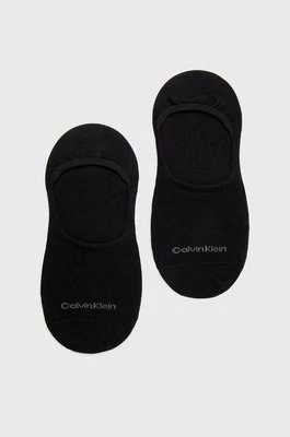 Calvin Klein skarpetki 2-pack damskie kolor czarny 701218771