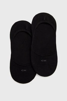 Calvin Klein skarpetki (2-pack) damskie kolor czarny 701218767