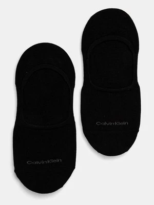 Calvin Klein skarpetki 2-pack damskie kolor czarny 701218771