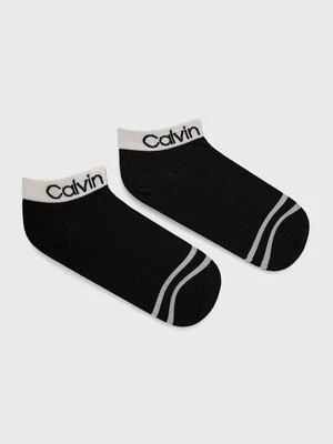 Calvin Klein Skarpetki (2-pack) damskie kolor czarny 701218775