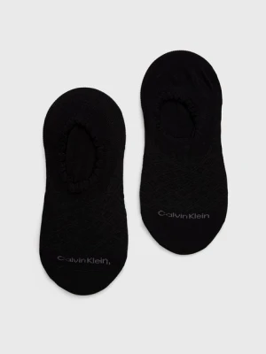 Calvin Klein Skarpetki (2-pack) damskie kolor czarny 701218787