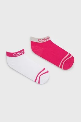 Calvin Klein Skarpetki (2-pack) damskie kolor różowy 701218775
