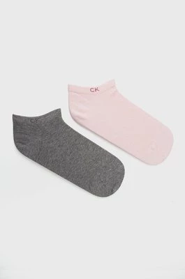 Calvin Klein Skarpetki (2-pack) damskie kolor różowy 701218772