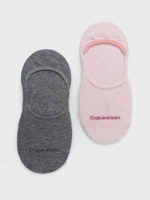 Calvin Klein skarpetki 2-pack damskie kolor różowy 701218771