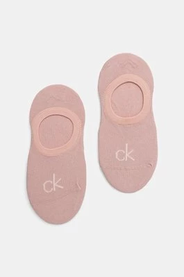 Calvin Klein skarpetki 2-pack damskie kolor różowy 701228801