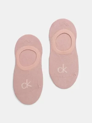 Calvin Klein skarpetki 2-pack damskie kolor różowy 701228801