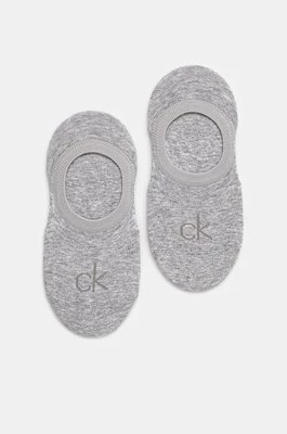 Calvin Klein skarpetki 2-pack damskie kolor szary 701228801