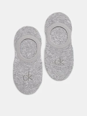 Calvin Klein skarpetki 2-pack damskie kolor szary 701228801