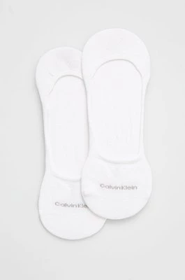 Calvin Klein skarpetki (2-pack) męskie kolor biały 701218708