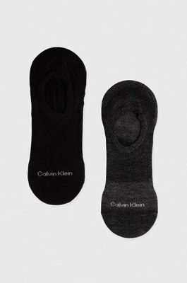 Calvin Klein skarpetki 2-pack męskie kolor czarny