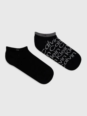 Calvin Klein Skarpetki (2-pack) męskie kolor czarny 701218714