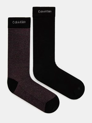 Calvin Klein skarpetki 2-pack męskie kolor czarny 701230620