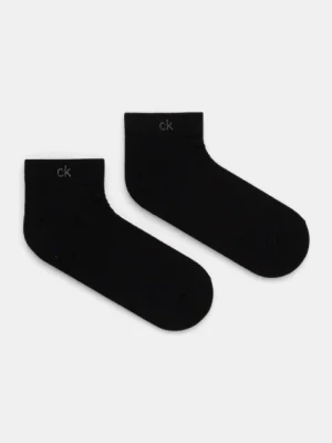 Calvin Klein skarpetki 2-pack męskie kolor czarny 701231369