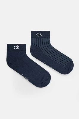 Calvin Klein skarpetki 2-pack męskie kolor niebieski 701229434