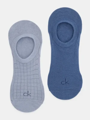 Calvin Klein skarpetki 2-pack męskie kolor niebieski 701231366