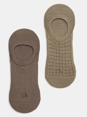 Calvin Klein skarpetki 2-pack męskie kolor zielony 701231366