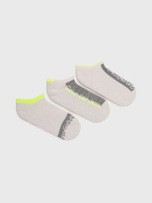 Calvin Klein skarpetki (3-pack) damskie kolor beżowy 701218753