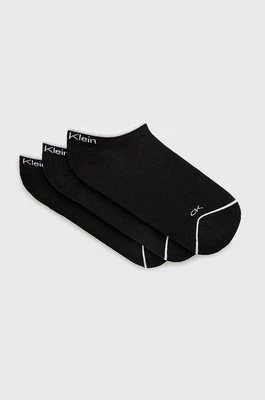 Calvin Klein Skarpetki (3-pack) damskie kolor czarny 701218765