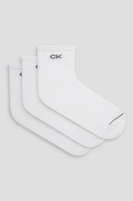Calvin Klein Skarpetki (3-pack) męskie kolor biały 701218719
