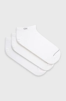 Calvin Klein Skarpetki (3-pack) męskie kolor biały 701218718