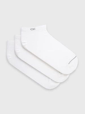 Calvin Klein Skarpetki (3-pack) męskie kolor biały 701218718