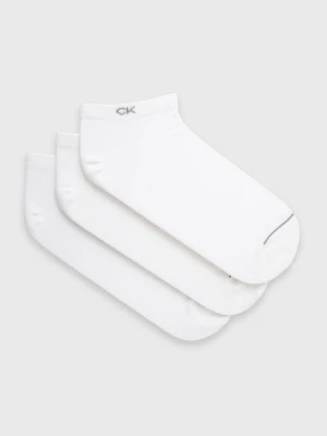 Calvin Klein Skarpetki (3-pack) męskie kolor biały 701218718