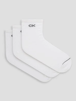 Calvin Klein Skarpetki (3-pack) męskie kolor biały 701218719