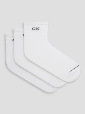 Calvin Klein Skarpetki (3-pack) męskie kolor biały 701218719