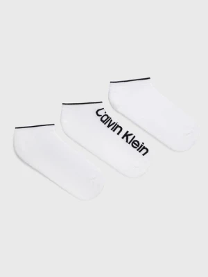 Calvin Klein Skarpetki (3-pack) męskie kolor biały 701218724