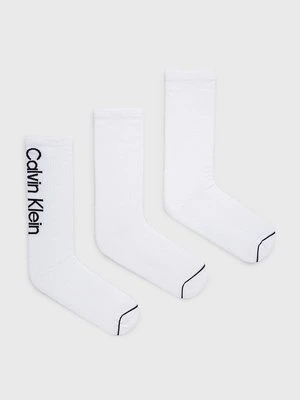 Zdjęcie produktu Calvin Klein Skarpetki (3-pack) męskie kolor biały 701218725