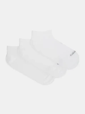 Calvin Klein skarpetki 3-pack męskie kolor biały 701233831