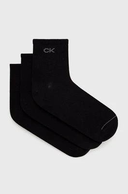 Calvin Klein Skarpetki (3-pack) męskie kolor czarny 701218719