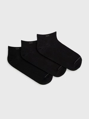 Calvin Klein Skarpetki (3-pack) męskie kolor czarny 701218718