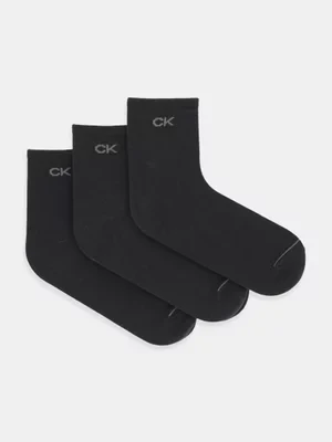 Calvin Klein Skarpetki (3-pack) męskie kolor czarny 701218719