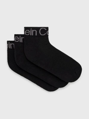 Calvin Klein Skarpetki (3-pack) męskie kolor czarny 701218722